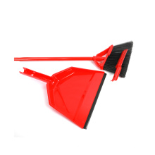 Factory Direct Quality Red Iron Handle Dust Pan And Broom Set